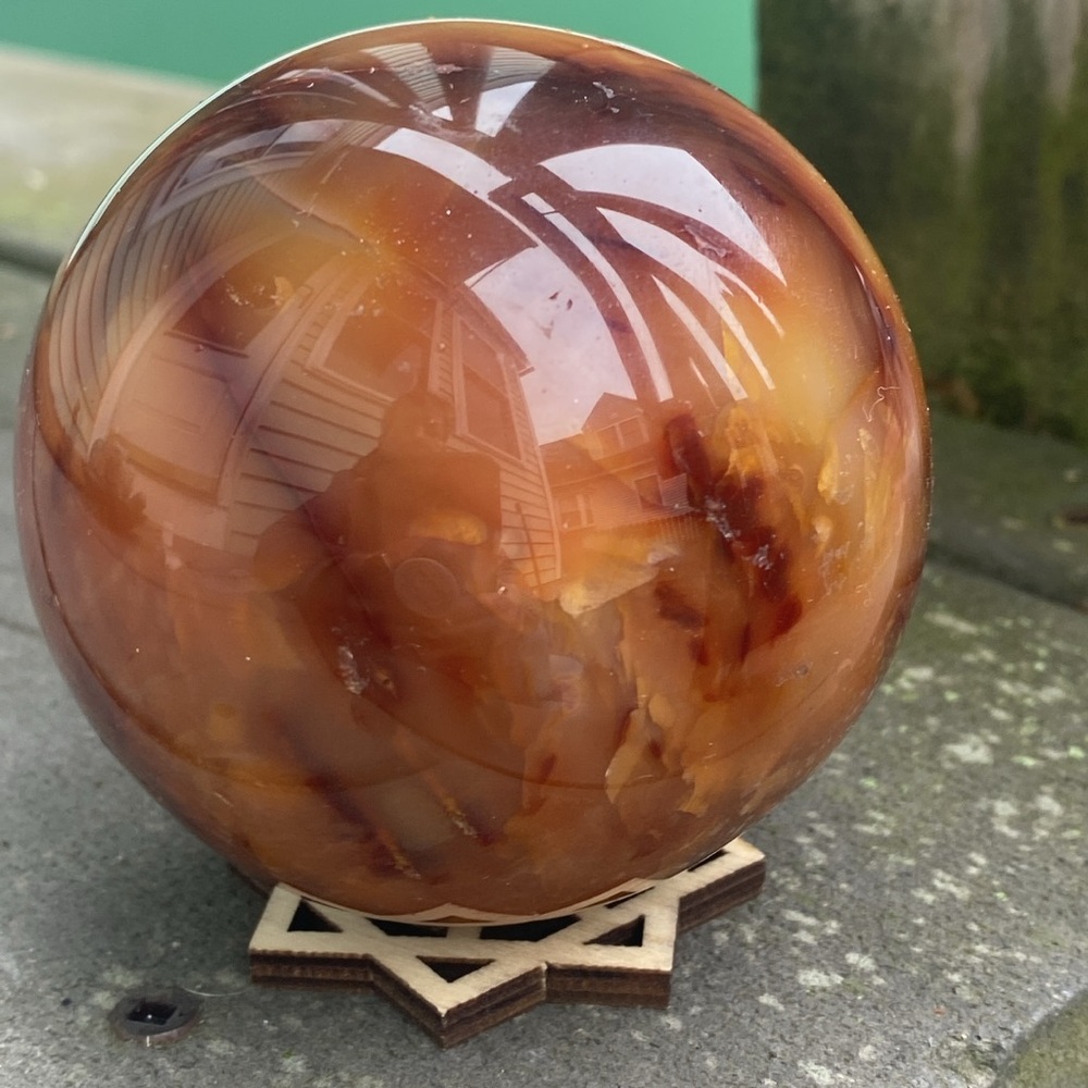 Carnelian Sphere - Picture 6 of 9